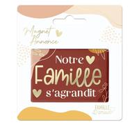 Magnet Annonce Naissance - La Famille S'Agrandit