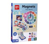 Generique Magnets APLI Kids Apprendre les heures – Jeu de correspondance