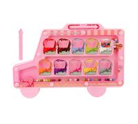 Magnet Color and Counting Maze, Preschool Educational Math Board Toy for Kids, Wooden Puzzle for Color Sorting, Number Recognition, Fine Motor Skills, Learning Game 28x1.3x18.5cm
