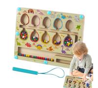 Magnet Color and Counting Maze - Wooden Color Matching Counting Game | Thinking Logic Strategy Development Sensory Play Early Learning Activities for Kids 2-6 Years Old