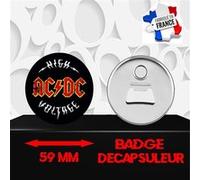 Magnet Décoratif décapsuleur aimanté 59 mm Groupe Rock AC/DC 331 G