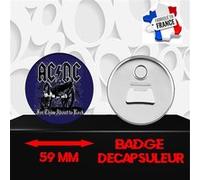 Magnet Décoratif décapsuleur aimanté 59 mm Groupe Rock AC/DC 332 G