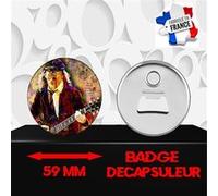 Magnet Décoratif décapsuleur aimanté 59 mm Groupe Rock AC/DC 334 G