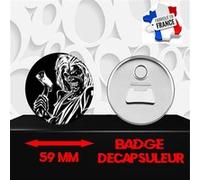 Magnet Décoratif décapsuleur aimanté 59 mm Groupe Rock IRON MAIDEN 335 G