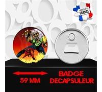 Magnet Décoratif décapsuleur aimanté 59 mm Groupe Rock IRON MAIDEN 336 G