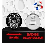 Magnet Décoratif décapsuleur aimanté 59 mm Groupe Rock SLAYER 499 G