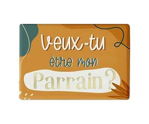 Magnet Demande de Marraine - Veux-tu être Mon Parrain ?