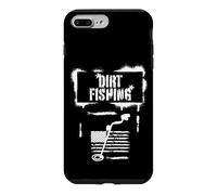 Magnet Detector Dirt Fishing America Flag Treasure Hunter Coque pour iPhone 7 Plus/8 Plus