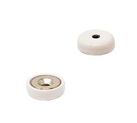 Magnet Expert 16 mm de diamètre A Type Néodyme Pot Magnet - Blanc (Lot de 4)