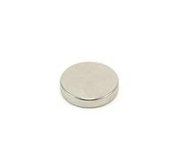 Magnet Expert 25 mm de diamètre x 5 mm d'épaisseur N42 Néodyme Aimant - 9.3 kg de Traction (Pack de 1), Argent
