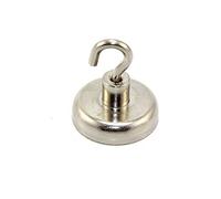 Magnet Expert 32mm dia Néodyme de serrage Aimant M4 crochet - Pull 36.4 kg