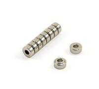 Magnet Expert 8.16mm D.E. x 3.5 mm I.D. x 4.3 mm d'épaisseur N50 Néodyme Anneau Aimant - 1.2 kg Pull (paquet de 10)