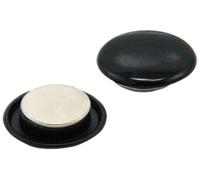 Magnet Expert haute puissance noire Panneau/planification aimant (40 mm de diamètre x 11 mm de haut) (pack de 2)