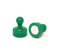 Magnet Expert Lot de 100 aimants en forme de quille Vert 19 mm de diamètre x 25 mm de hauteur