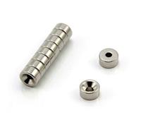 Magnet Expert Lot De 10aimants En Forme D'anneau Pour L'artisanat Pole Nord Néodyme N42 Force 2kg 10x5mm