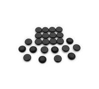 Magnet expert lot de 24 petits aimants pour tableaux et réfrigérateurs noir 20 x 7,5 mm