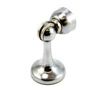 Magnet Expert Ltd Butée de porte magnétique Finition effet brossé Chrome 44 x 75 mm