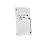 Magnet Expert Pliable Mémo de Bureau magnétique Conseil c/w 3 Aimants Marker - Blanc (320 x 130 mm)