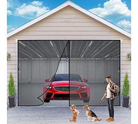 Magnet Fly Screen Door Insect Protection 290x220 cm Installation Magnétique De Rideau Adhésif Sans Perçage, Fermeture Magnétique De Moustiquaire, Plein Cadre, 2023-Version Noir