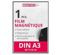 Magnet-Folie en DIN A3 I autocollante, Brun Naturel I pour Bricolage I pour Photo Image Motif découpage Aimant de réfrigérateur Enseignant(e) I DIY I mag003