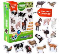 magdum 16 PCS Ferme Aimant Enfant Photo - Animaux Magnetique - Magnet Enfant - Jeux Aimanté Enfant - Magnet Frigo Enfant - Jeu Magnetique Enfant - Animaux Aimantés - Magnétique Enfant- Magnet Animaux
