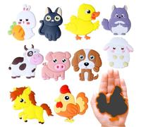 Magnet frigo Enfant,Petits Aimant EnfanTeducatif,Jeu Magnetique Enfant Jouets,Magnets Aimantés Enfants sont Faits de Matériaux en PVC, Effet 3D, Grande Taille, Aimant Recouvert à L'arrière