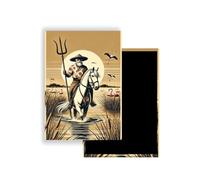 Magnet Frigo Ville Touristique de France Style Affiche rétro - 90 Modèles au Choix - Souvenirs Vacances - Aimant Réfrigérateur - Cadeau Original (Manadier)