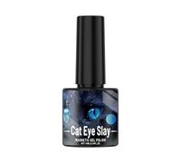 Magnet Gel Nail - Glitter Black Blue Jelly Gel, Fast Drying Sparkling For