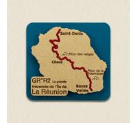 Magnet Gr R2 L'île De La Réunion - Porte Cles | Aiguille Du Sud