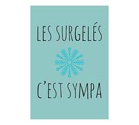 Magnet ISA Les surgelés c'est sympa - Derrière la porte