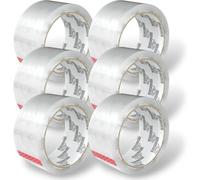 Magnet-Kauf Lot de 6 rouleaux de ruban adhésif pour colis - 48 mm x 66 m - Transparent