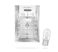 Magnet Lot 10 Ampoules W5W Halogènes 12V 5W - T10 W2.1x9.5d - Intérieur, Plaque, Feux Position - Certifiées E11 - Pour Auto, Moto, Camping-Car, Quad