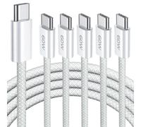 Magnet, Lot 3 Câble de Charge Rapide 60W [CottonBraid] Renforcé 1m, Chargeur Compatible avec iPhone 15, android, USB-C appareils