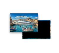 Magnet Marseille et Ses Environs - Aimant Frigo Souvenir Touristique - Marseille, Provence, Méditerranée - 25 Modèles au Choix - Décoration Réfrigérateur - Idée Cadeau (M1324-SARDINE)