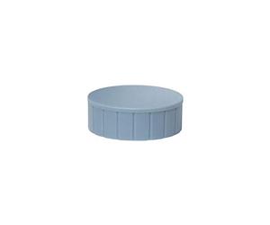 Magnet MAULsolid Lot de 10 Aimants Ronds en Plastique Incassable Gris 15 x 7 mm 150 g