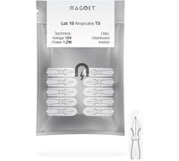 Magnet Pack 10 Ampoules Halogène Wedge 12V 1.2W T5 w2x4.6d Tableau de Bord - Auto, Moto, Camping Car et Indicateurs Témoin