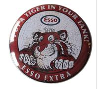 Magnet Rond 6 Cm Esso Tigre Put A Tiger In Your Tank Deco Garage Diner Loft