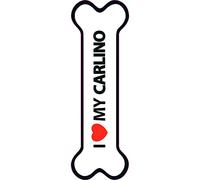Magnet & Steel 23 - 7793 Signal - OS magnétique I Love My Carlin, 15.5 x 5 cm