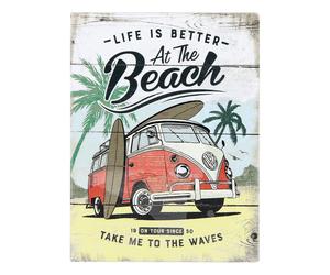 Magnet VW COMBI SPLIT LIFE IS BETTER AT THE BEACH