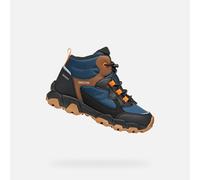Geox J Magnetar Boy B ABX Basket, Marron, 30 EU