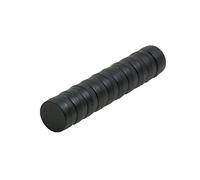 Magnetastico | 10 aimants puissants en néodyme avec revêtement de Protection| 12x6 mm| Couleur Noir| Mini aimants Tableau magnétique aimant frigo Magnet Tableau Blanc petit aimant rond, aiment neodyme