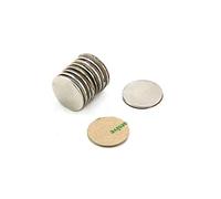 Magnetastico | 10x autocollant puissant 20x1 mm au néodyme N52 | s puissants autocollants avec ruban adhésif 3M | à coller adhesif magnetique plat collant