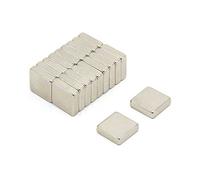 Magnetastico® | 40 aimants en néodyme N52 à la forme carrée 10x10x4 mm | Magnet pour réfrigérateur Aimant tableau magnétique Aimant permanent Aimant pour panneau blanc Aimant carré, parallélépipédique