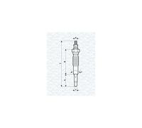 Magneti Marelli 062900077304 Bougie de Préchauffage