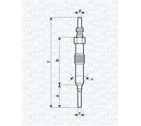 MAGNETI MARELLI 062900089304 Brillant Prise pour Dacia ,Infiniti,Mercedes-Benz,