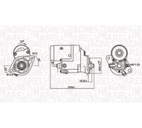 MAGNETI MARELLI 063721154010 Démarreur pour TOYOTA