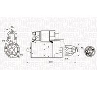 MAGNETI MARELLI 063721249010 Démarreur pour CHRYSLER,MERCEDES-BENZ