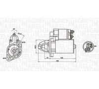 MAGNETI MARELLI 063721283010 Démarreur pour MERCEDES-BENZ