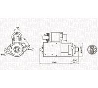 MAGNETI MARELLI 063721409010 Démarreur pour AUDI,SEAT