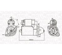 MAGNETI MARELLI 063721412010 Démarreur pour BMW